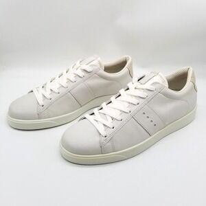 ECCO Street Lite Women Sneakers Sz 9-9.5 White Leather Casual City‎